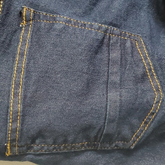 True Indigo shorts girls size 14 blue demin Bermuda length - Picture 6 of 6